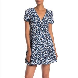 Madewell floral button dress